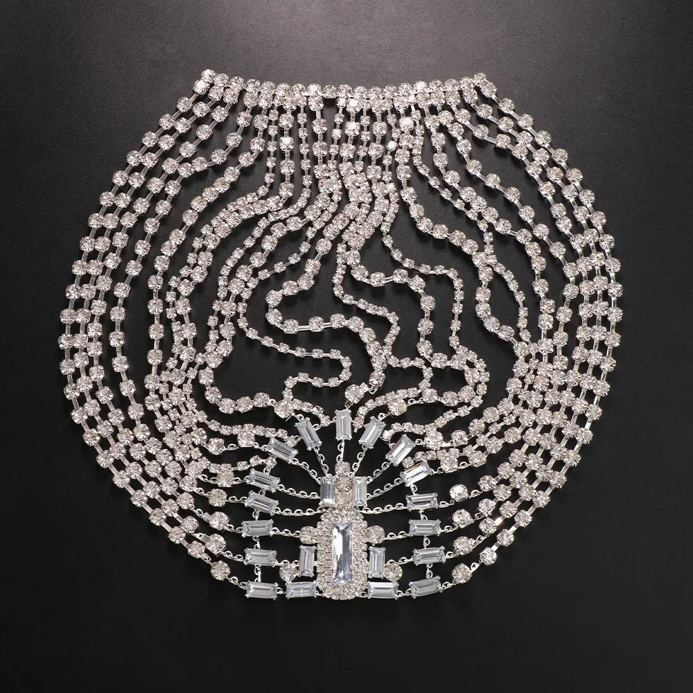 Rhinestone Bridal Headband Hat Forehead Hair Accessories Fashion Jewelry Wedding Crystal Head Chain Women Headpiece Gifts