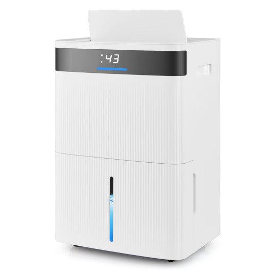 74 Pints Dehumidifier for Home 4500 Sq.Ft Dehumidifier-White