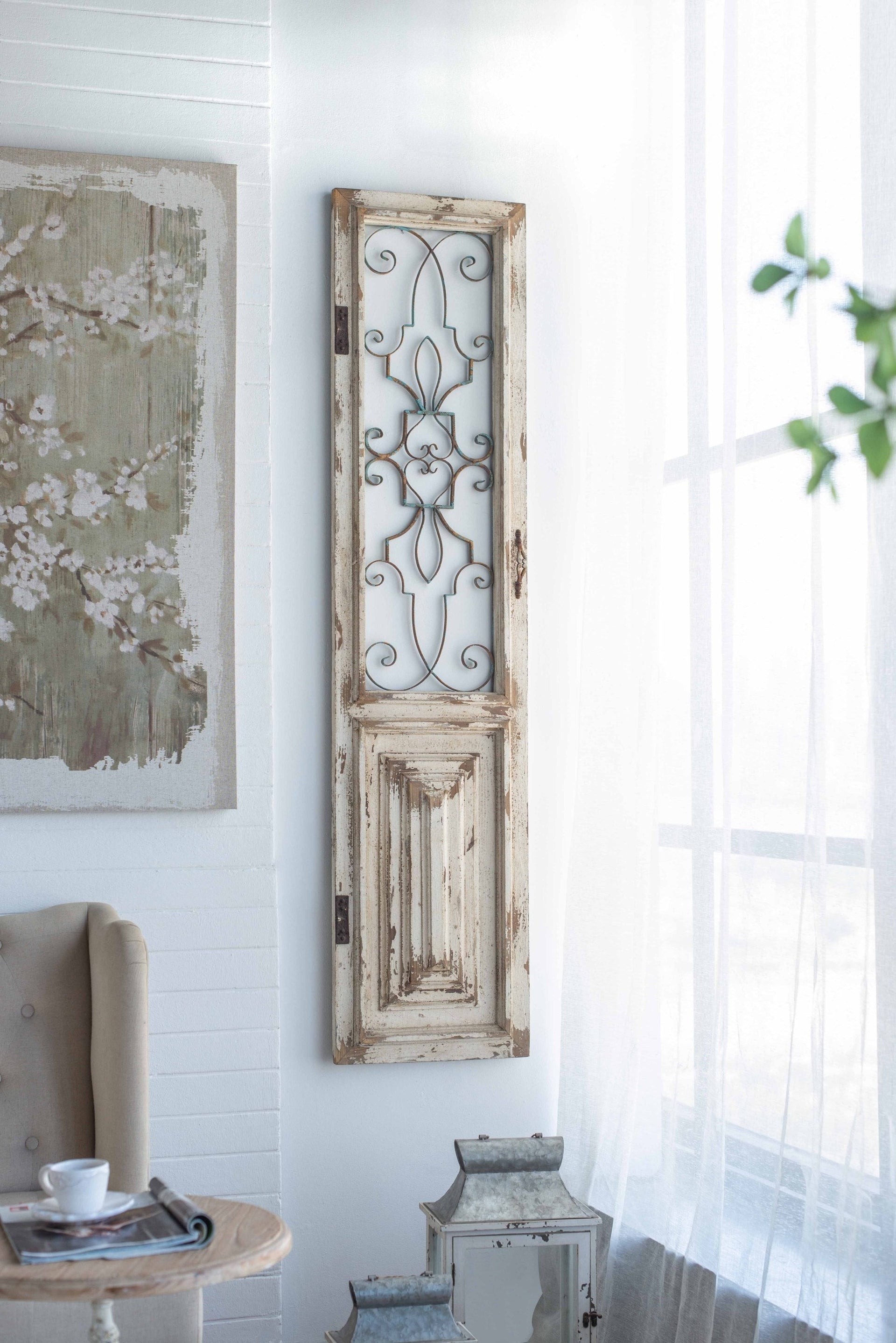15.8x66.9' Wooden Decorative Panel, Decorative Wall Sculpture