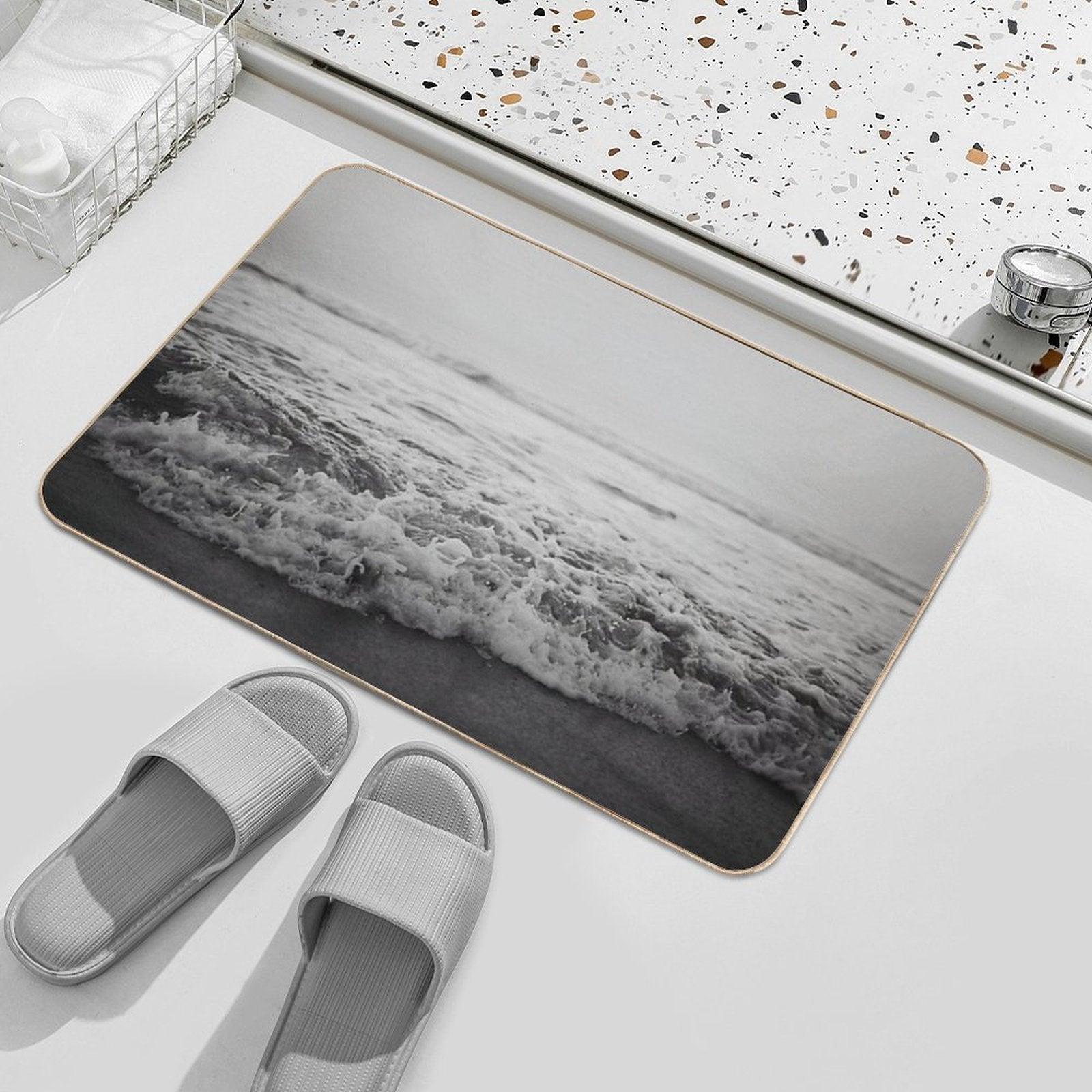 Ocean Crash  Easy To Clean Bath Mat