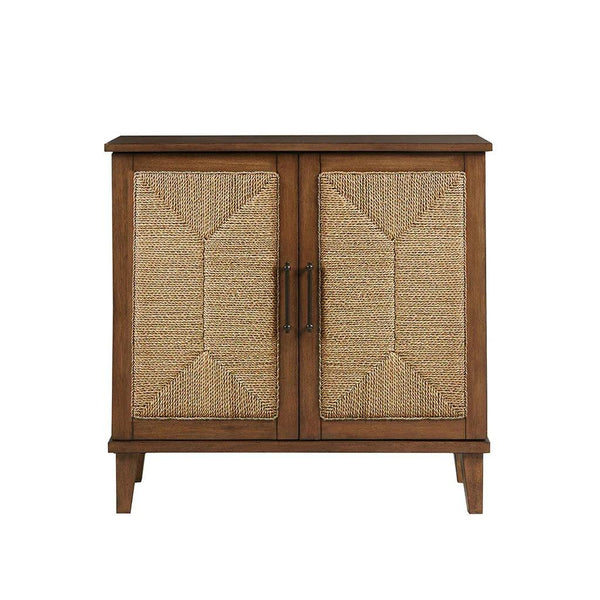 Seagate Handcrafted Seagrass 2-Door Accent Chest - Gifts for You 'n Me
