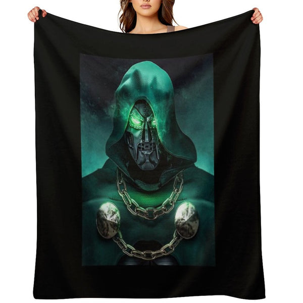 Doctor Doom Shrink-resistant Throw Blanket