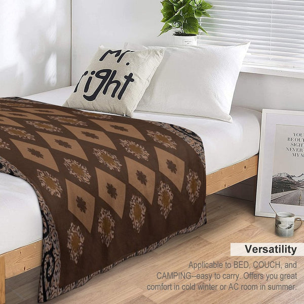 Decorative Abstract Design Multi-functional Throw Blanket