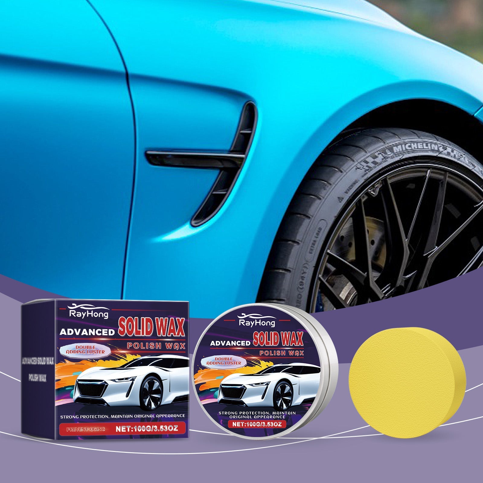 Car Coating Polishing Paste, Car Paint Care Car Paint Maintenance Cleaning Polishing Retreader