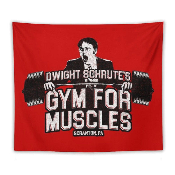 Dwight Schrute's Gym For Muscles Tapestry