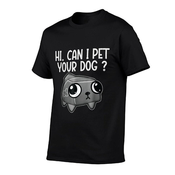 Dandy's World Pebble  Can I Pet Your Dog Dandy's World  Heathered Texture T-Shirt