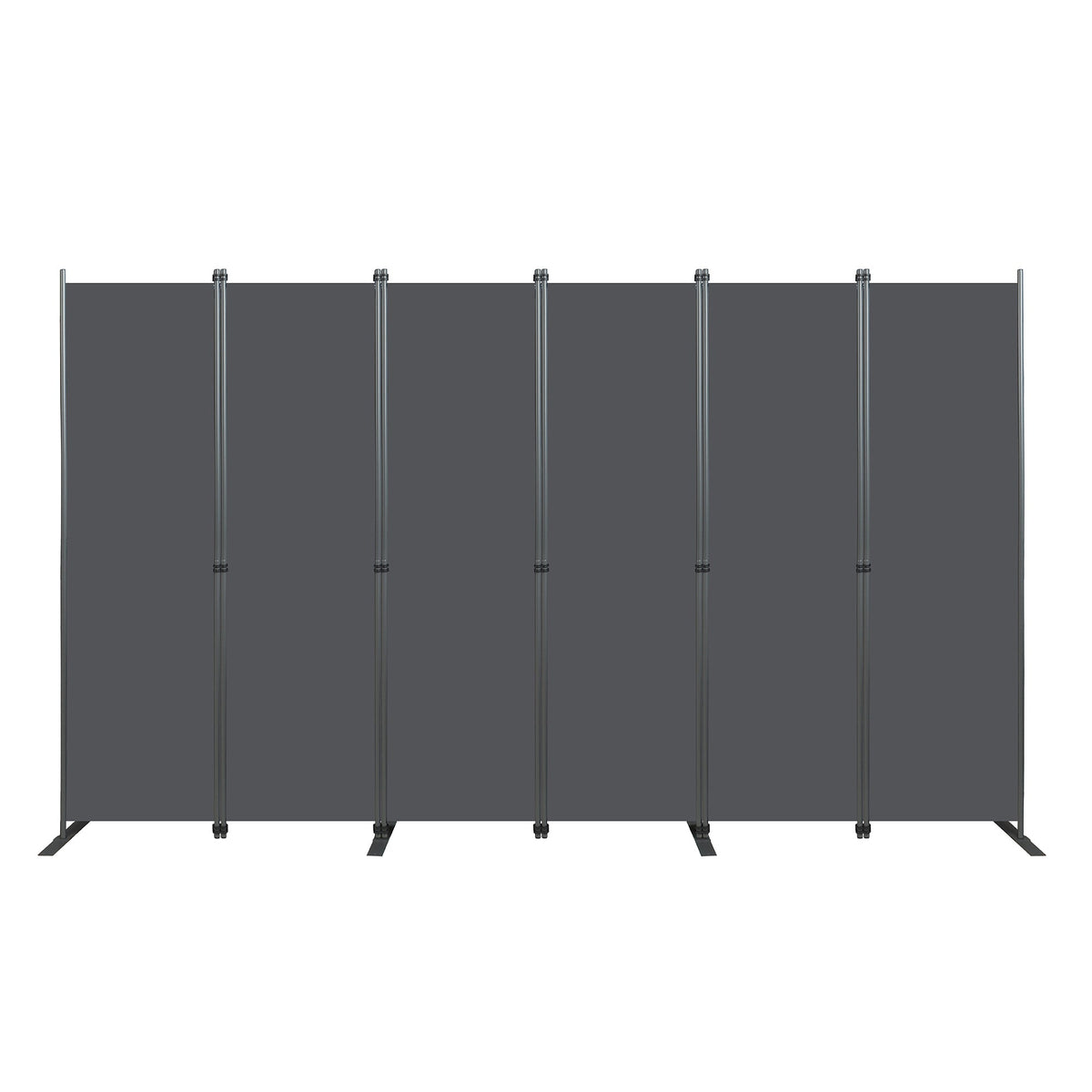 Room Divider 6-Panel - Black