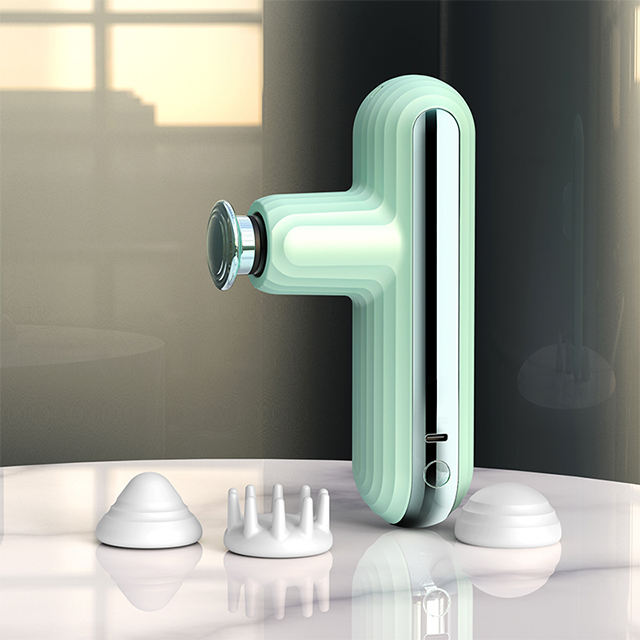 Direct Factory New Design Pink Fitness Muscle Massage Gun Mini Pocket Fascial Gun Massage