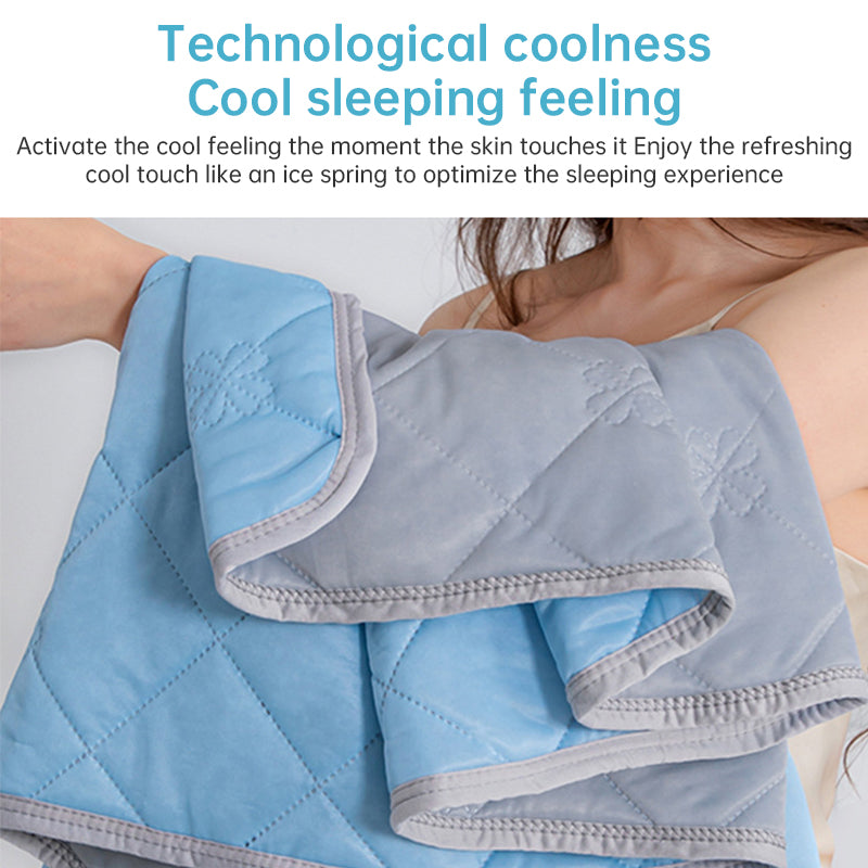 Grade A Cooling Blanket: Soft, breathable, king/queen size, summer lightweight cool comforter.