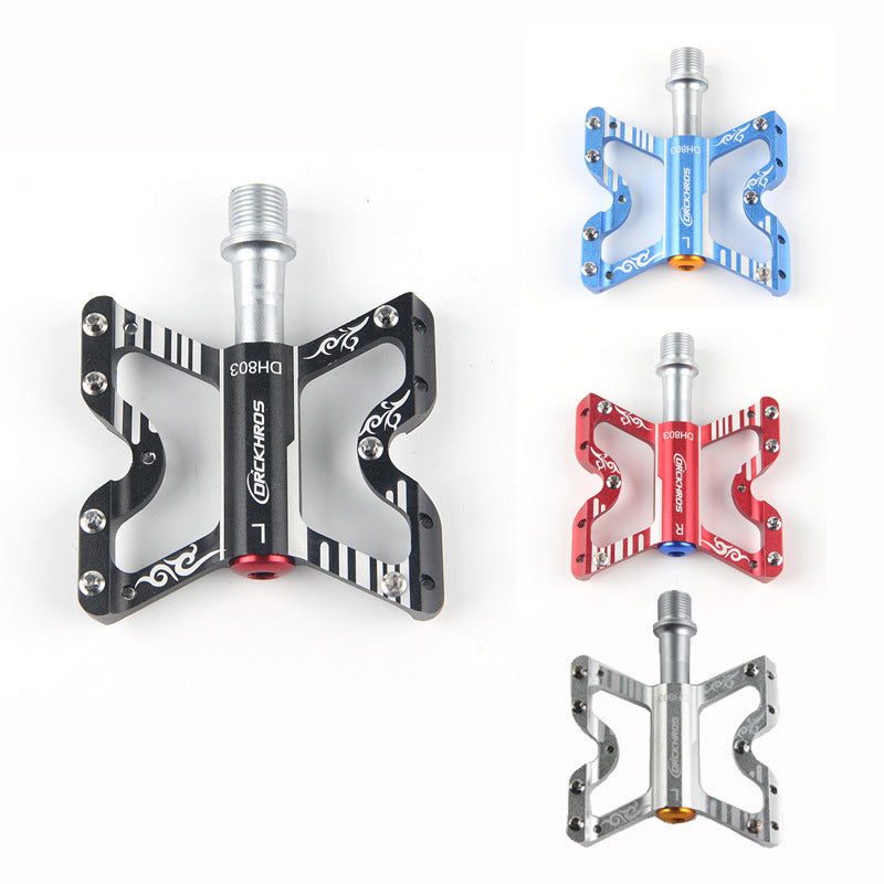 Bicycle Pedal Mountain Bike Road Aluminum Alloy Pedal Three-Bearing Pedal