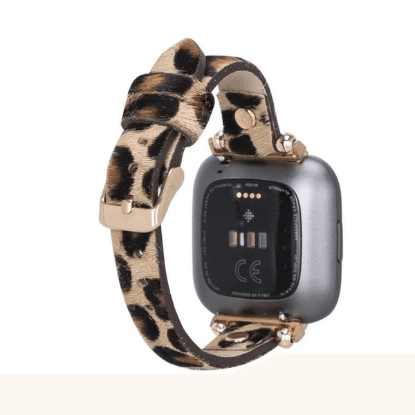 Apple Watch Leopard Print Leather Strap - Detroit