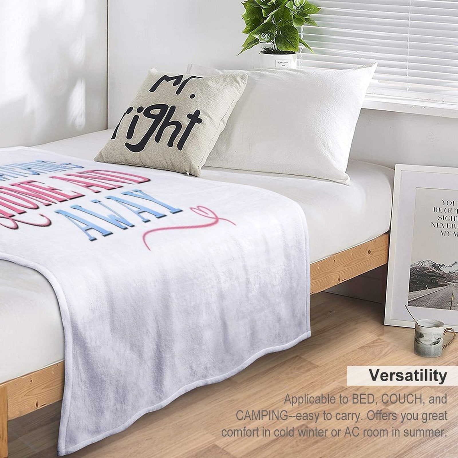 Busy Watching Home And Away Throw Blanket