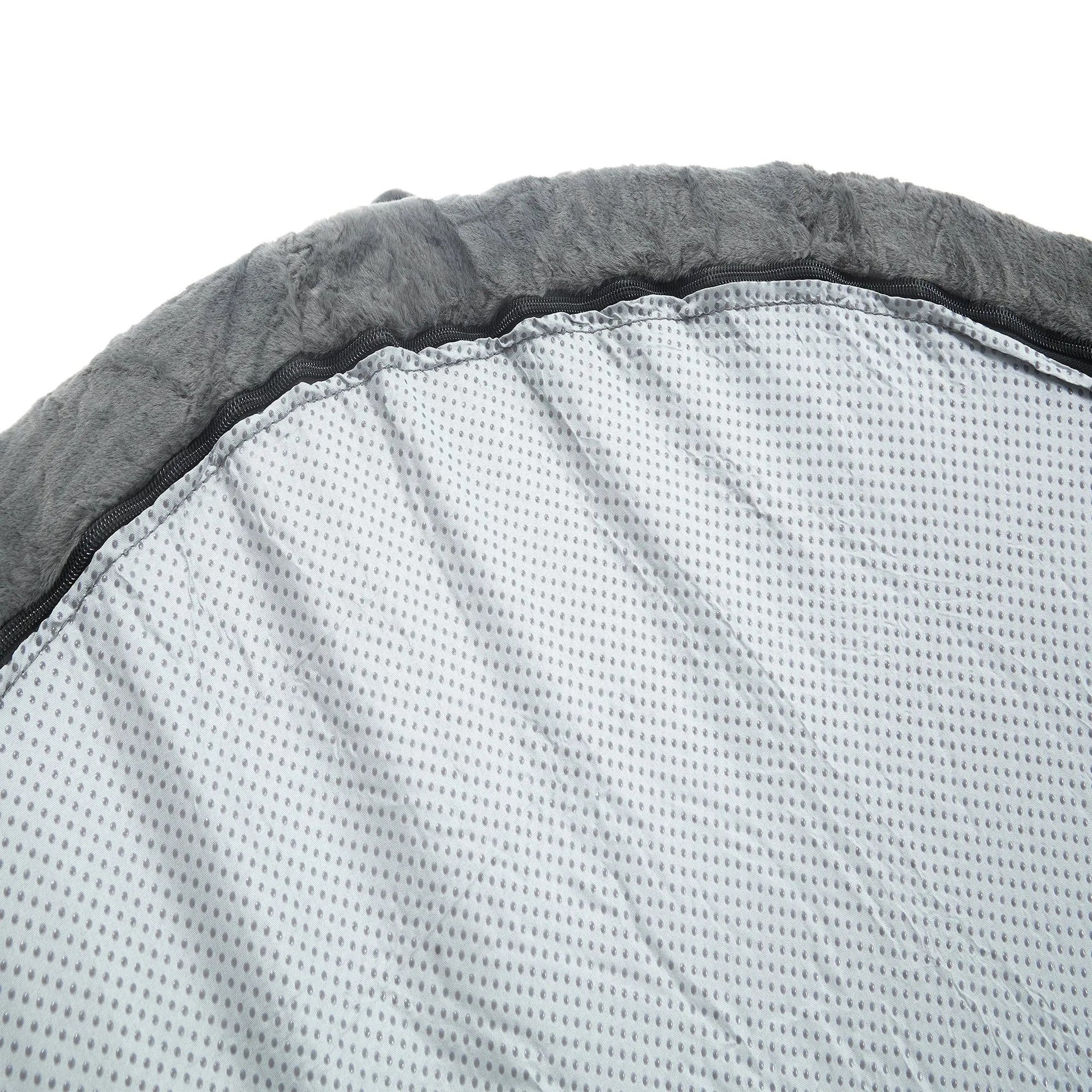 🇫🇷🇪🇪 🇸🇭🇮🇵🇵🇮🇳🇬 Human Dog Bed for Adult, Memory Foam Human Size Pet Bed for Human With Storage Pocket, Dark Gray