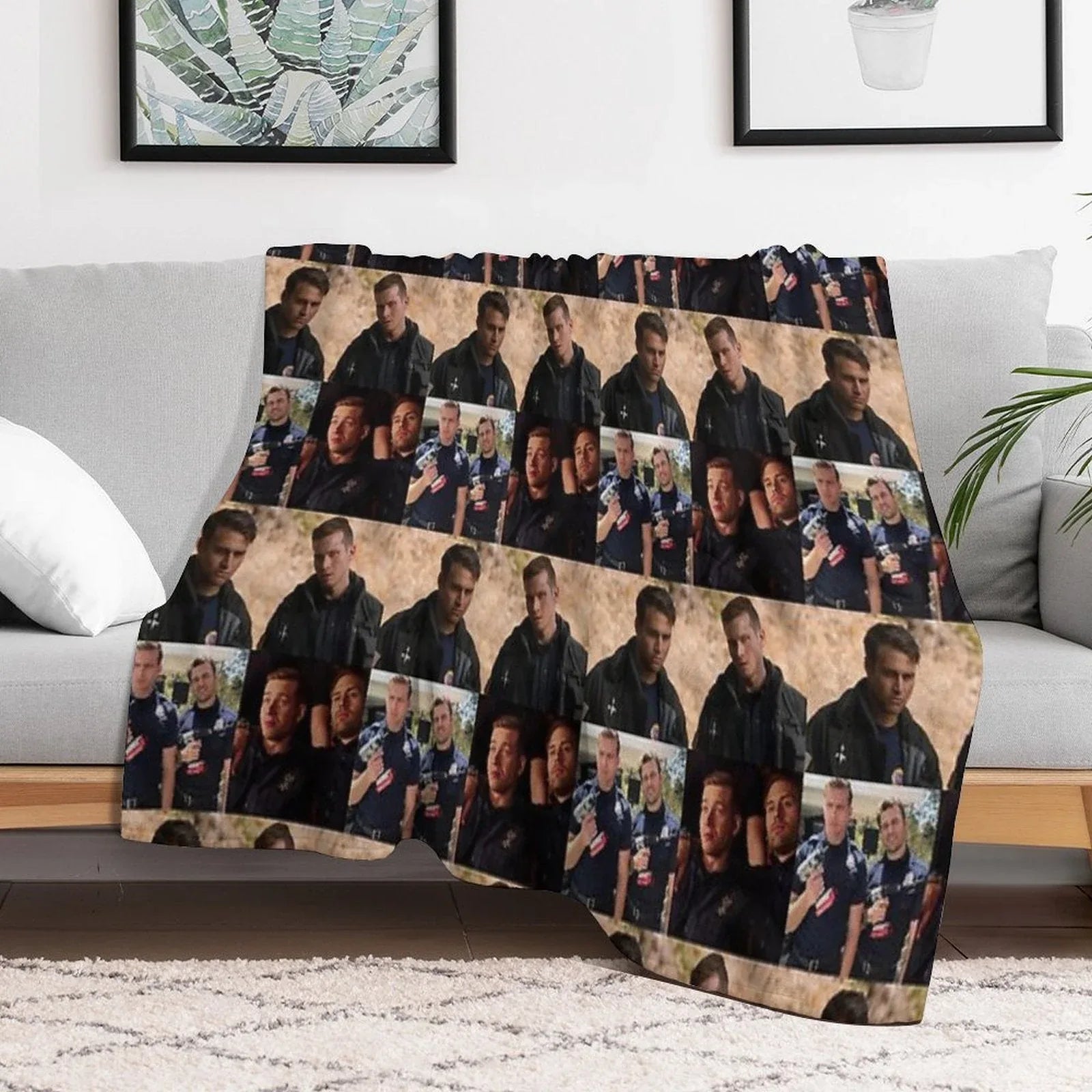 Buddie Collage Throw Blanket