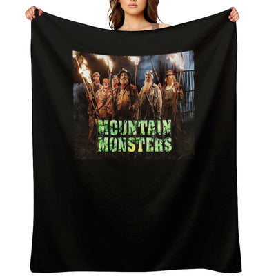 Mountain Monsters Tv Compact Throw Blanket