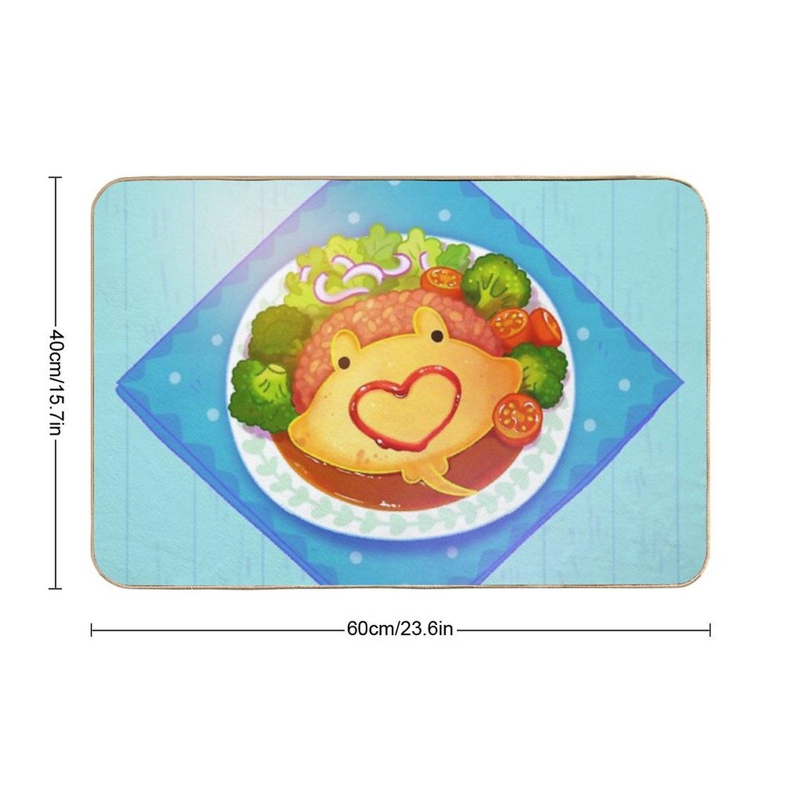 Sea Omurice  Eco-Friendly Bath Mat