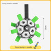 Dog Toy Ball for Teeth Cleaning and Durable Chewing Dog Soccer Ball for Outdoor Use - Small