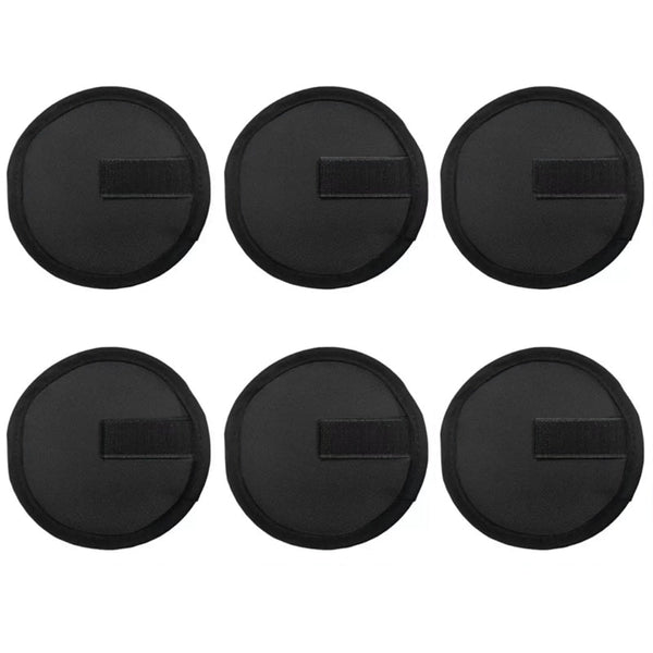 6 - piece set of 5.9 - inch lure wraps. Doubles as covers, gloves, hook protectors. Keeps anglers safe while fishing.