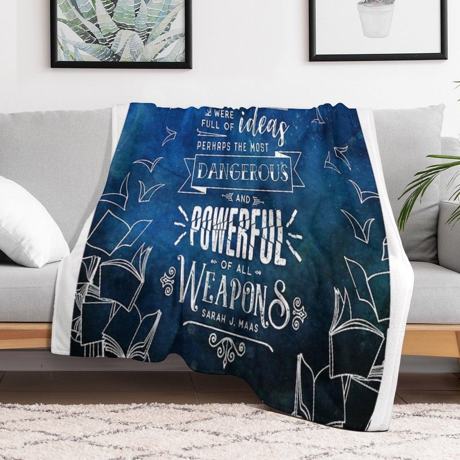 Libraries Throw Blanket