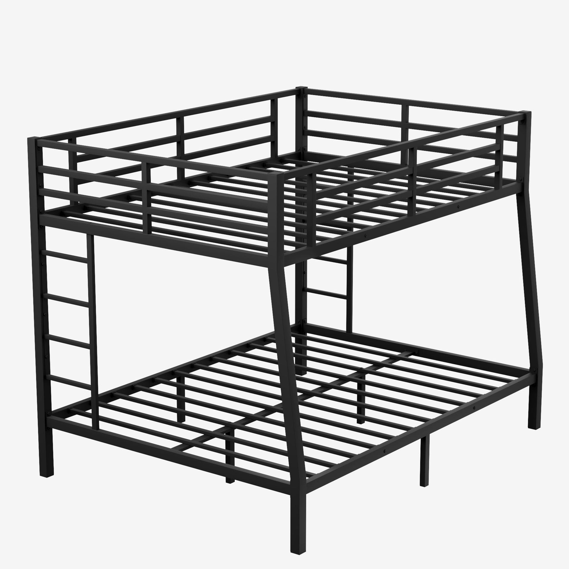 Metal Full XL over Queen Bunk Bed for Teens and Adults,Space-Saving/Noise Reduced/No Box Spring Needed