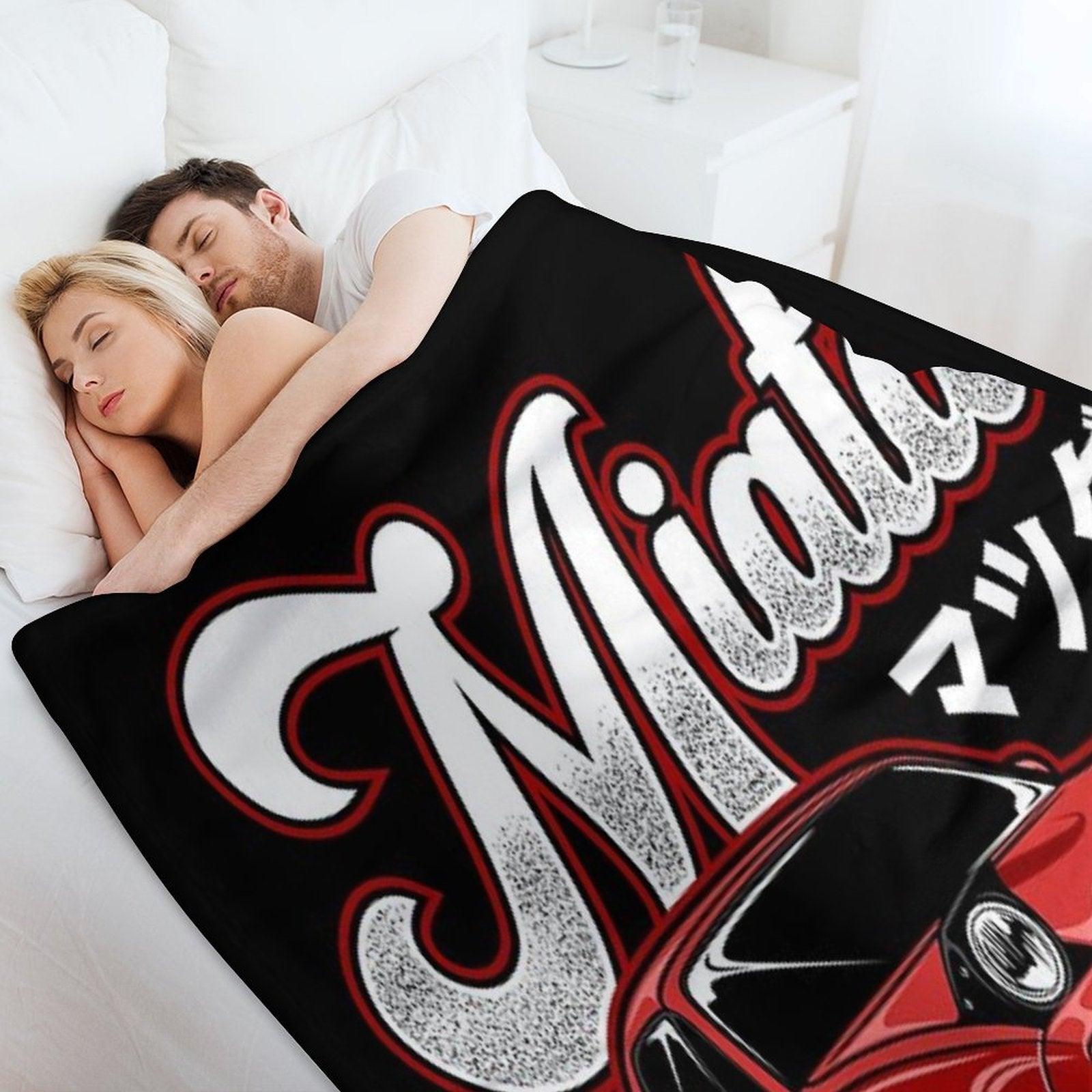 Miata MX-5 NA Red Throw Blanket