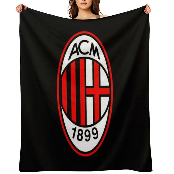 AC Milan Classic . Lightweight Throw Blanket