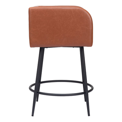 Horbat Counter Stool (Set of 2) Brown
