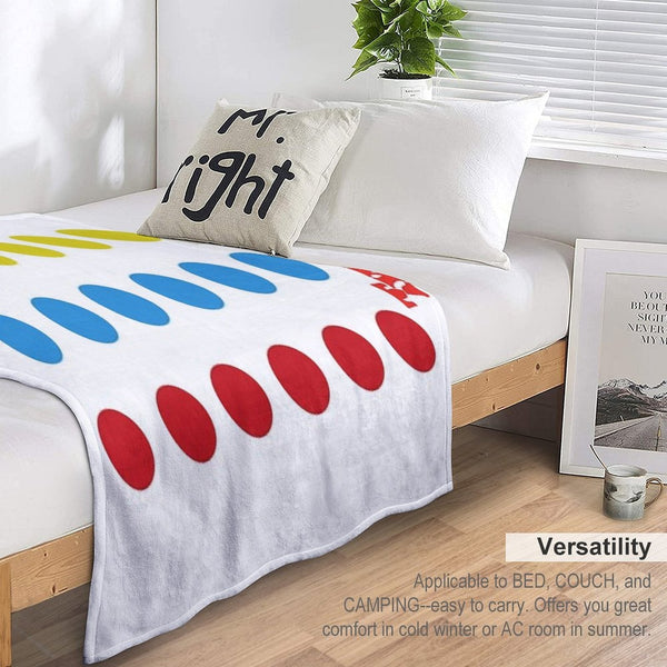 Twister Shower Curtain Sustainable Throw Blanket