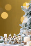 Set of 4 3.9" Nutcracker Ornaments