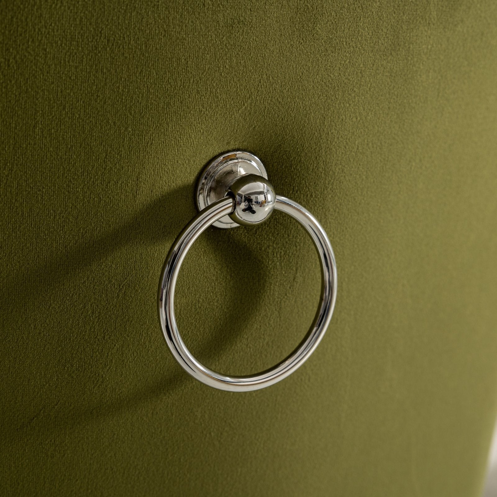 Nikki Collection Modern Tufted Solid Wood Velvet Upholstered Dining Chair with Chrome Legs