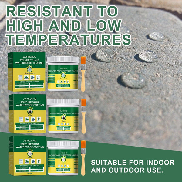 Polyurethane Waterproof Coating, Roof Bathroom Pipe Leakproof Smashing Brick Transparent Waterproofing Agent Wall Paint