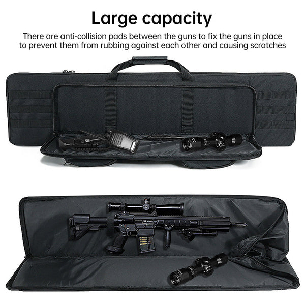 Firearm gear: pistol bags, rifle case, carbine backpack, sniper pistol protector, airsoft bag & hunting accessories.