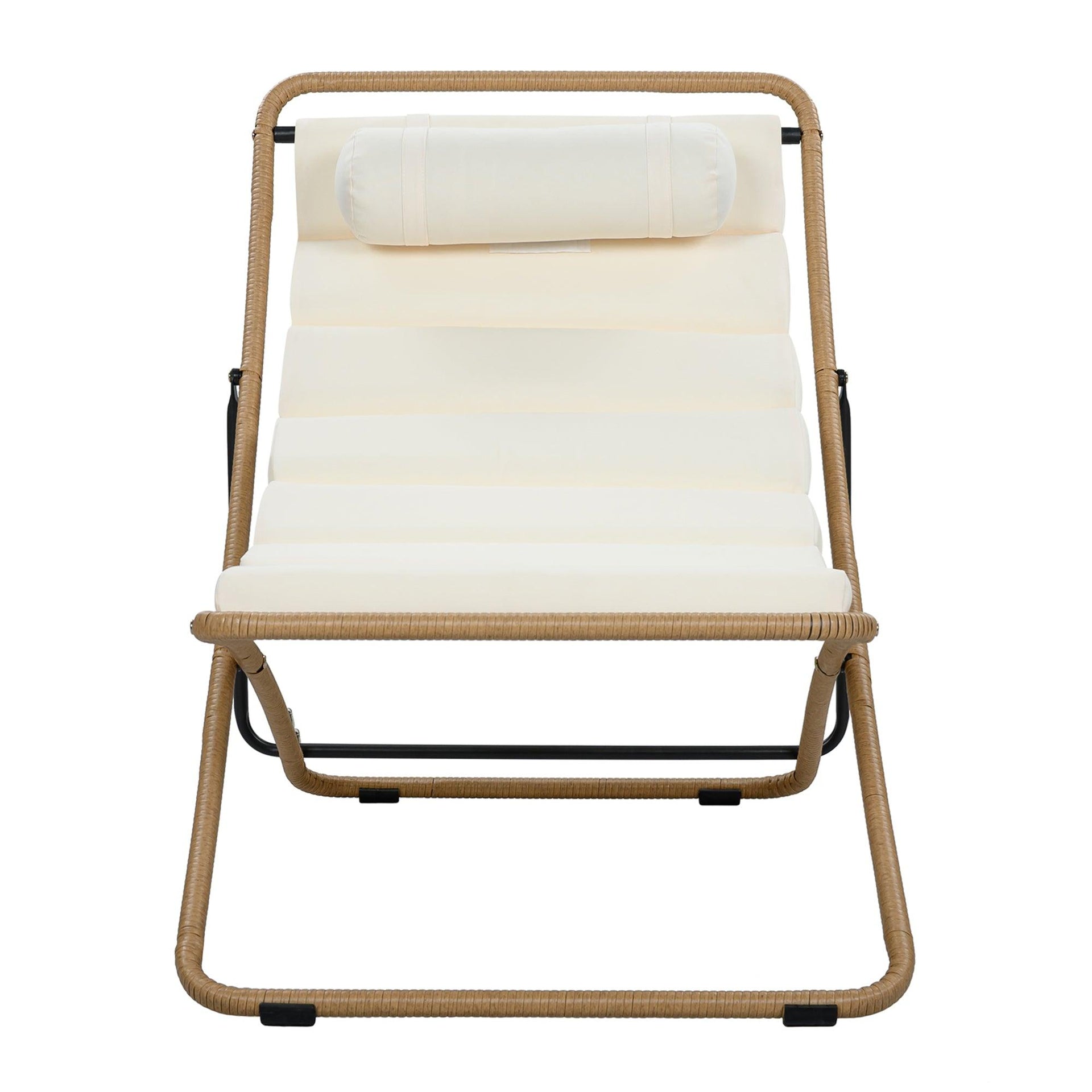 2-Pieces Outdoor Folding Chair