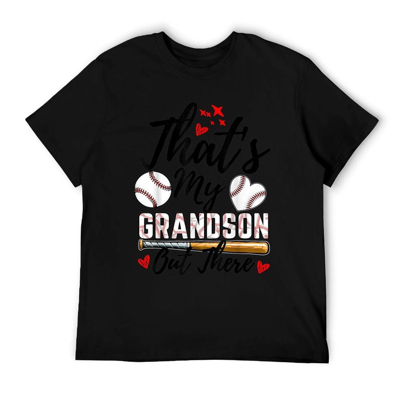 That's My Grandson Out There Baseball Grandma Mother's Day T-Shirt