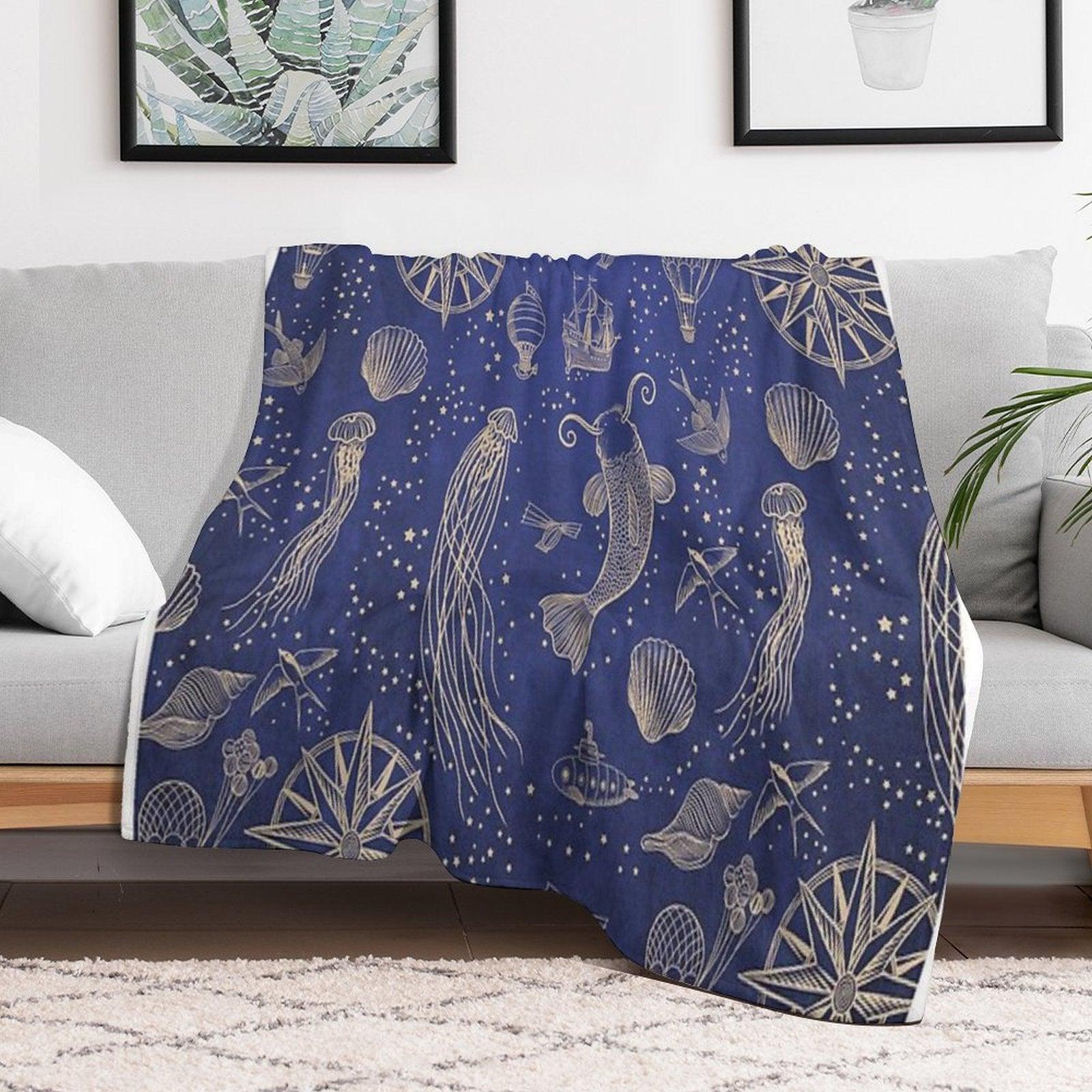 Ocean Meets Sky - Hardcase Throw Blanket