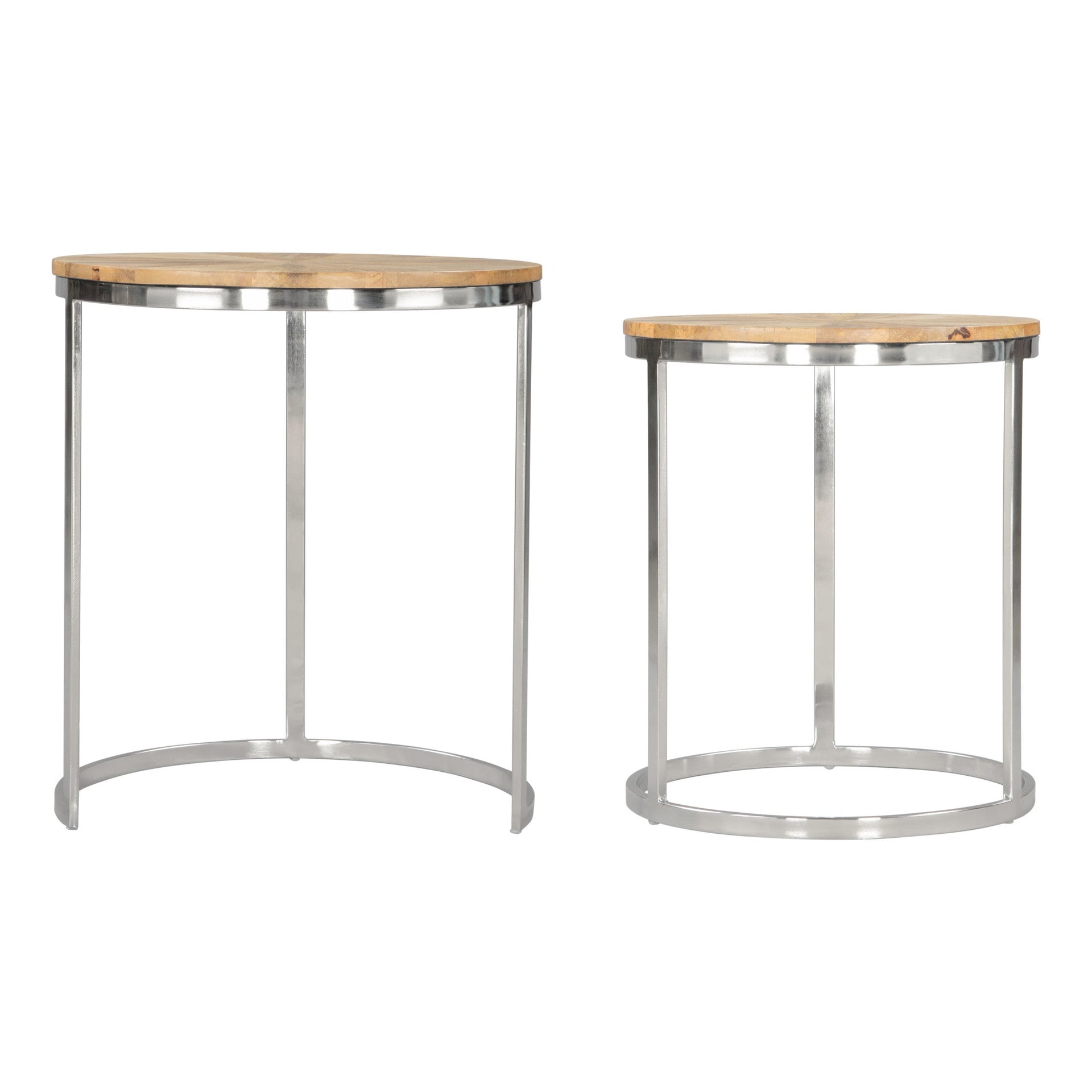 Bari Nesting Table Set (2-Piece) Natural