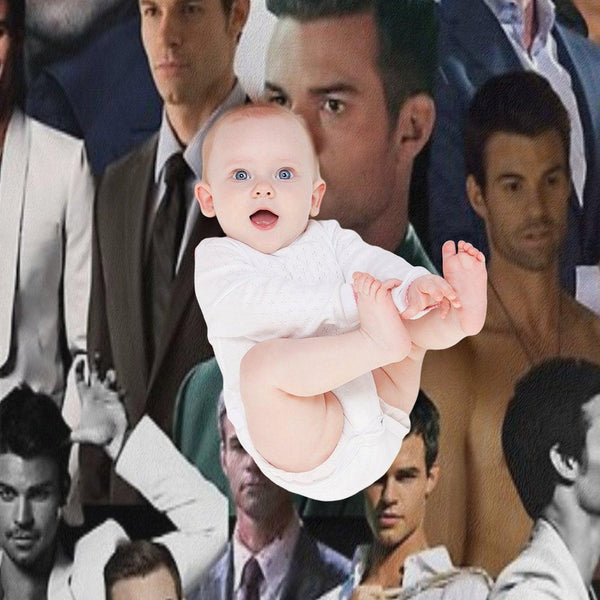 Daniel Gillies - Elijah Mikaelson Photo Collage Throw Blanket