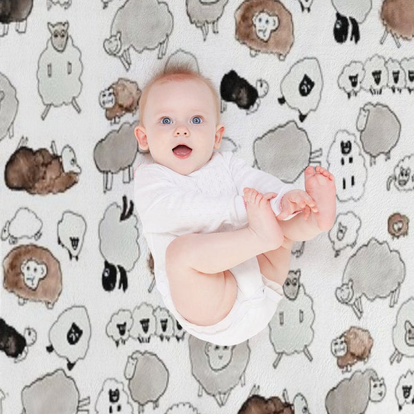 Sheep Travel-friendly Throw Blanket