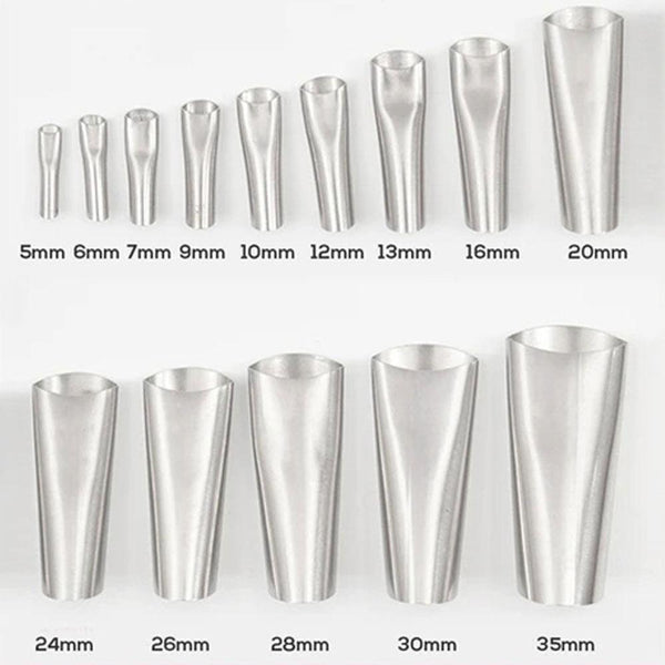 14 PCS Duck Type Glue Nozzle Mighty Caulking Finisher glass glue nozzle stainless steel glue nozzle