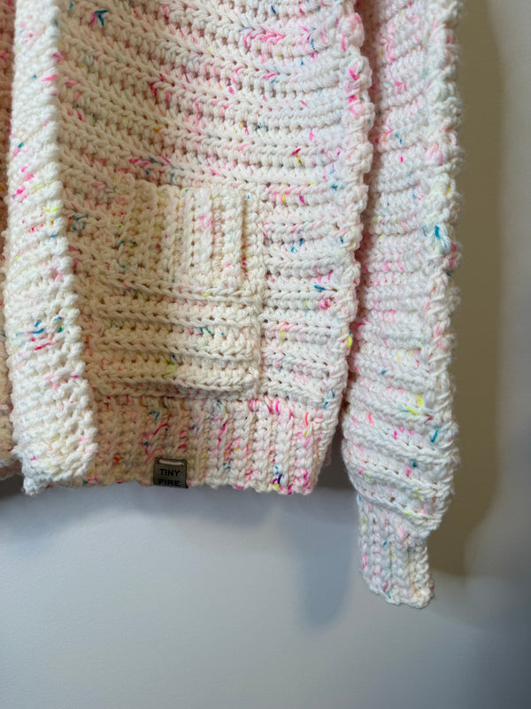 The Resolution Cardigan-Birthday Cake Tiny Fire