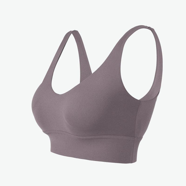 High intensity sports bra women's beautiful back top fitness vest running gathering shock-absorbing yoga bra