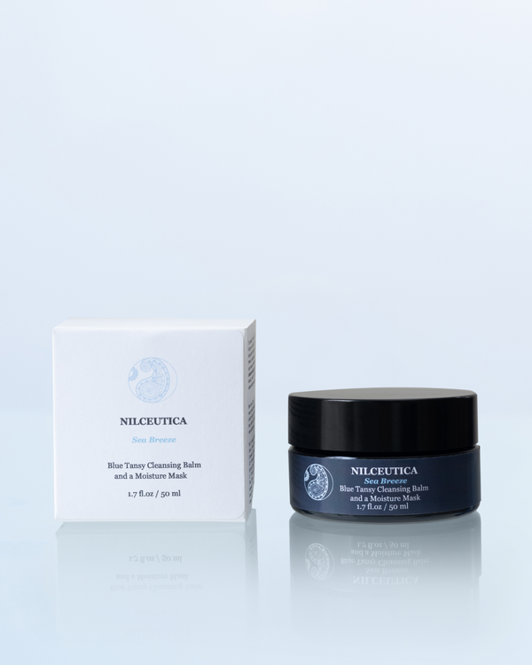 Sea Breeze Moisturizing Blue Tansy Cleansing Balm and a Moisture Mask