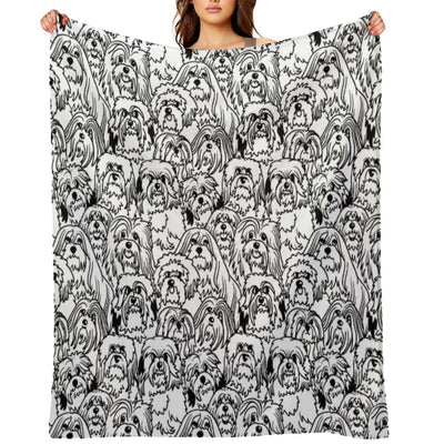 Oh Havanese Versatility Throw Blanket