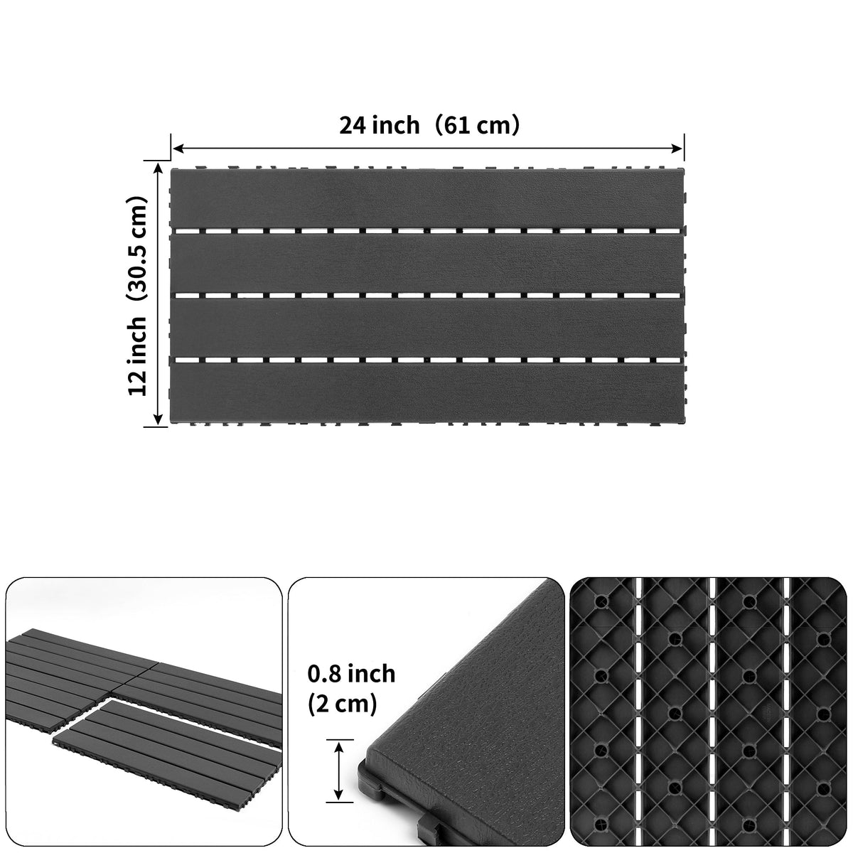 24 Piece Polypropylene Accessory Set