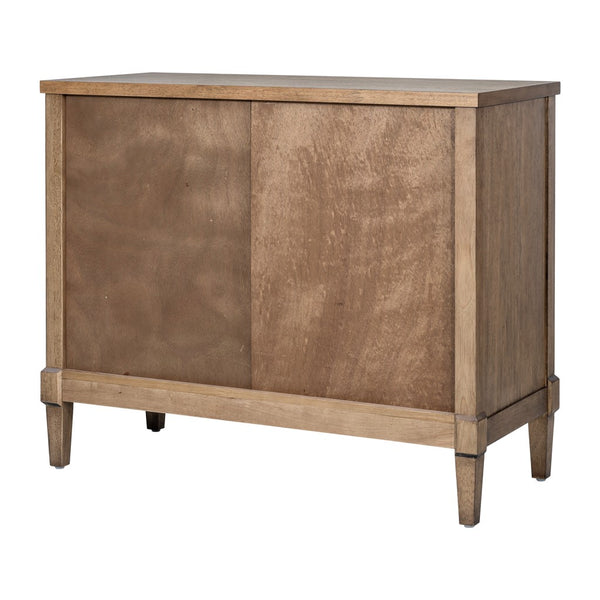 Salina Woven Cane Accent Cabinet - Toasted Almond by Martha Stewart
