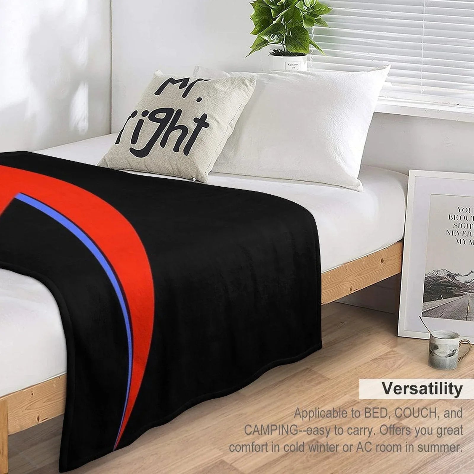 Aladdin Sane Throw Blanket