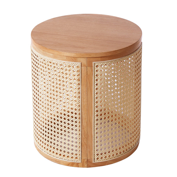 Rubber Solid Wood Side Table
