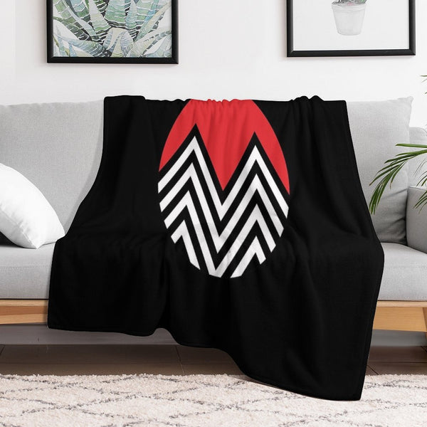 Black Lodge Lightweight Throw Blanket