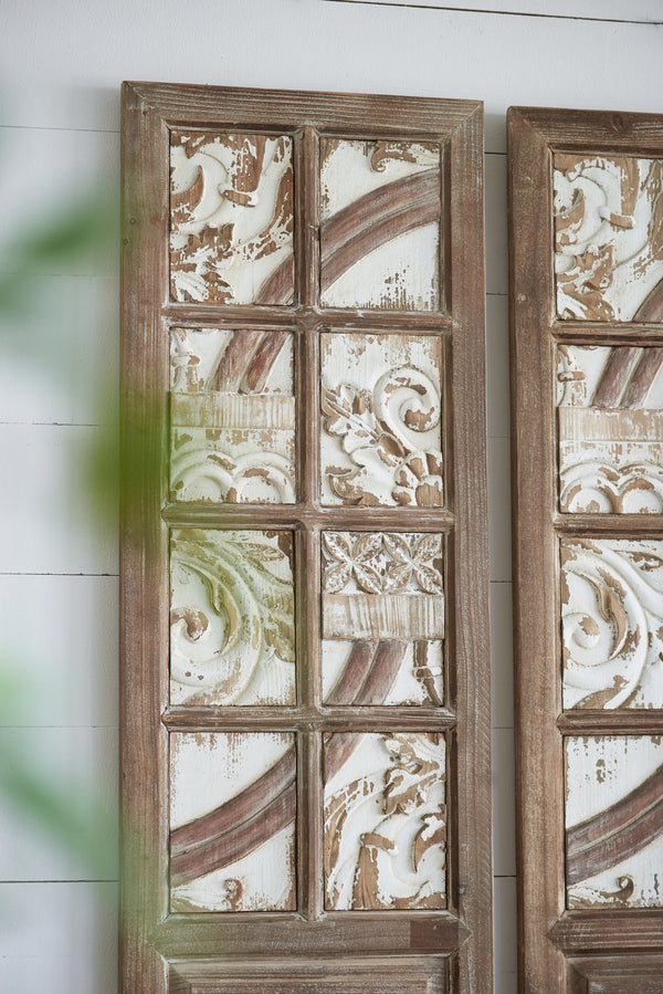 15x73.2' Wooden Decorative Panel, Decorative Wall Sculpture