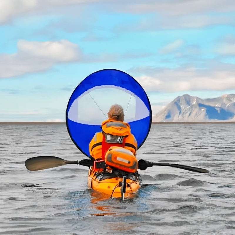 42-inch SUP/water sports accessories: sail, paddles, surf gear.